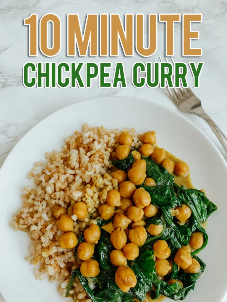 10-Minute Chickpea Curry: Quick, Flavorful, and Budget-Friendly!