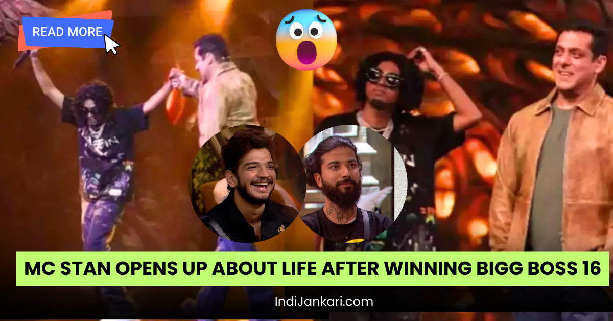 Rapper MC Stan talks about what life has been like since he won Bigg Boss 16. He also mentions his desire to sing for Salman Khan?